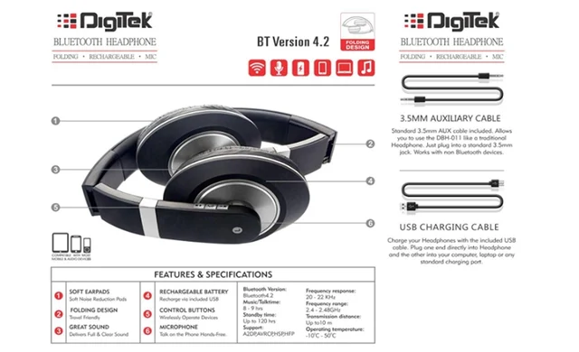 Digitek DBH 011 is the best Bluetooth headset to buy at affordable price range
