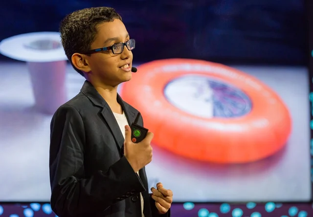Haaziq Kazi speaks at TED-Ed Weekend – June 17, 2017, TED HQ, New York, NY. Photo: Ryan Lash/TED