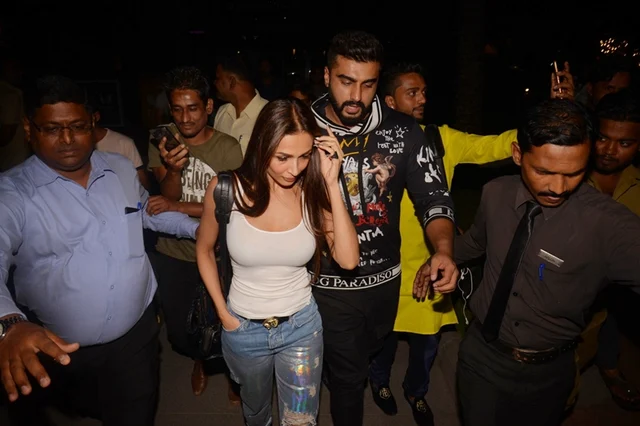 Arjun Kapoor and Malaika Arora. Photo By Viral Bhayani