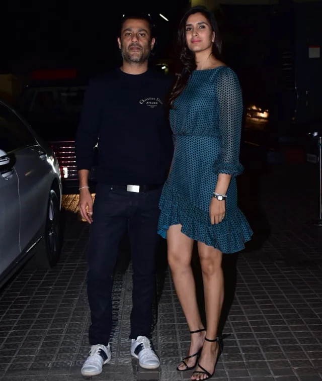 Abhishek Kapoor and wife Pragya Kapoor at Kedarnath special screening in Mumbai. /Photo by Viral Bhayani