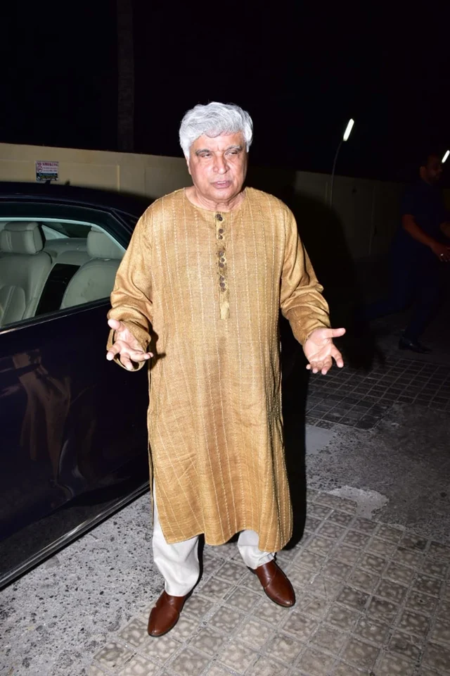 Javed Akhtar at Kedarnath special screening in Mumbai. /Photo by Viral Bhayani