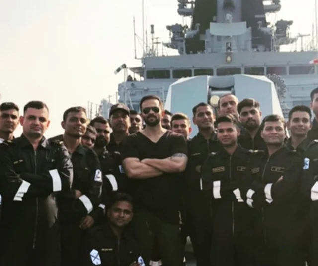 ‘Simmba’ duo Ranveer Singh and Rohit Shetty have a rendezvous with the Indian Navy
