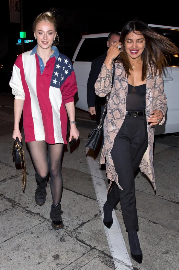 Priyanka Chopra and Sophie Turner make it a girls night in Los Angeles