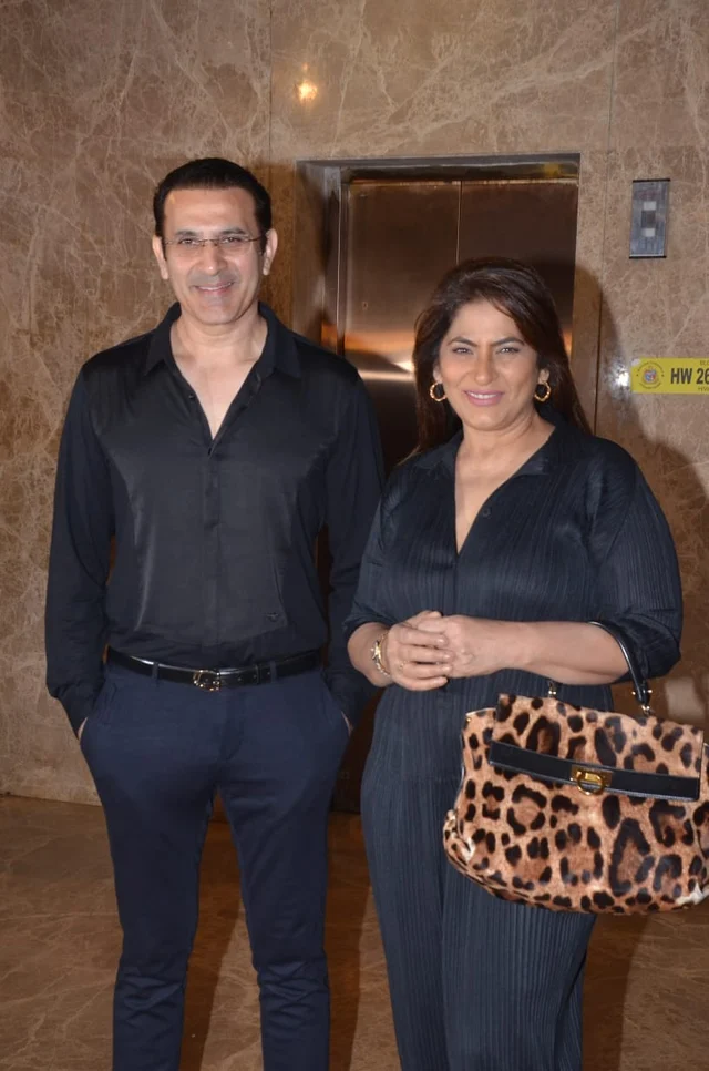 Archana Puran Singh along with husband Parmeet Sethi<br />Pic courtesy: Viral Bhayani