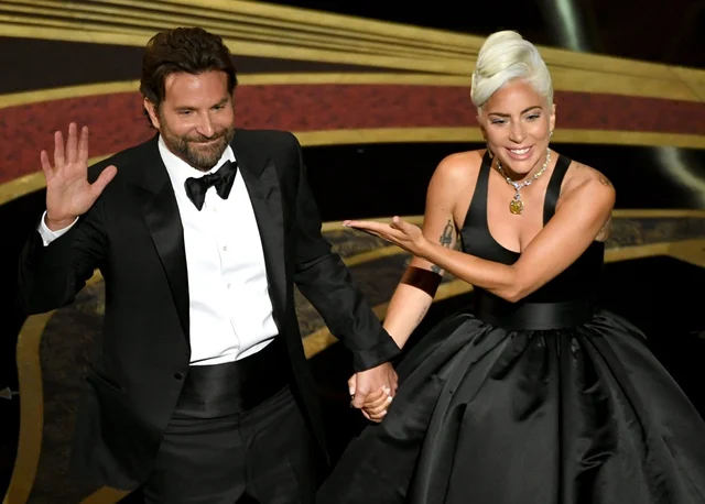 Lady Gaga and Bradley Cooper Getty Images/AFP