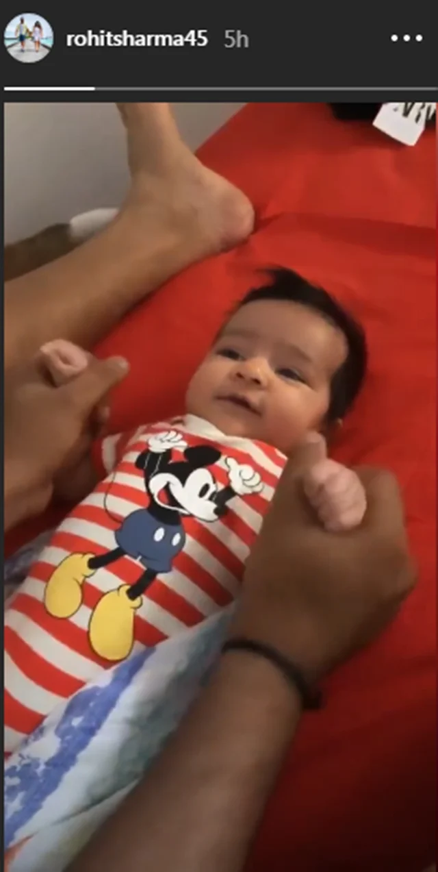 Daddy on duty! Rohit Sharma captures daughter Samaira’s smile in this adorable video; watch
