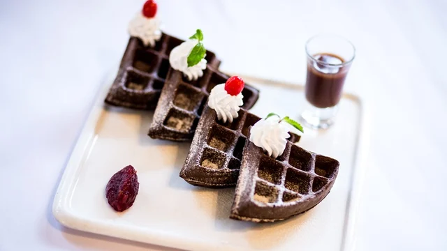 Black Forest Waffle at Fable
