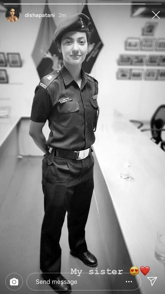 Disha Patani shares a proud picture of her Army officer sister Khushboo Patani