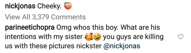 What are his intentions with my sister? Parineeti Chopra on Nick Jonas’ ‘cheeky’ pic with Priyanka Chopra