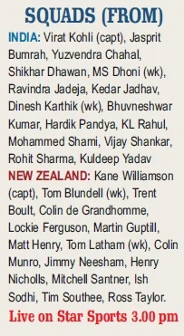 World Cup warm-up match India takes on New Zealand today