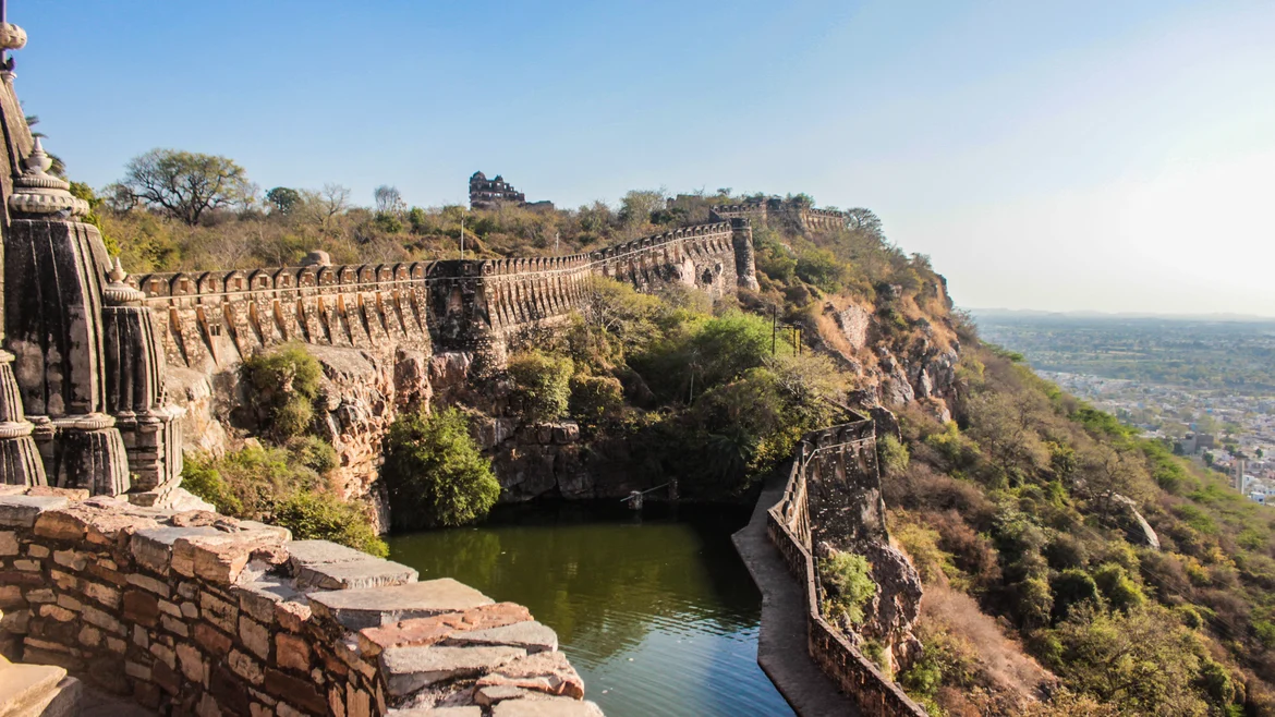 The ‘Gaumukh’ Reservoir of fresh water 