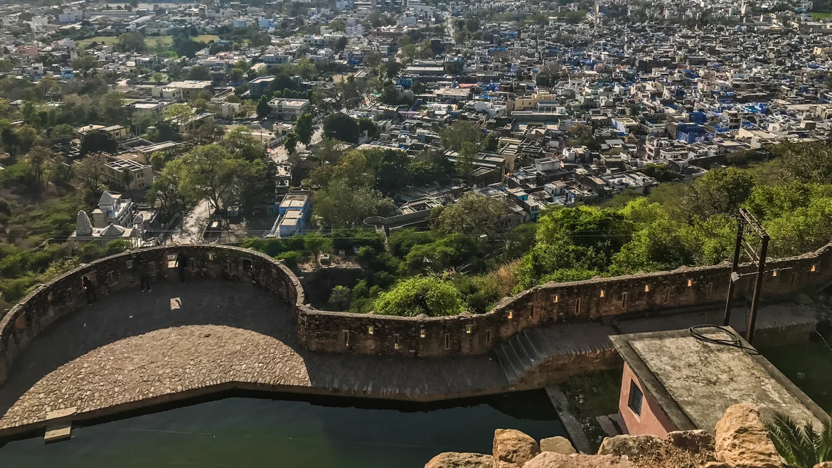 The view of the valley from the fort
