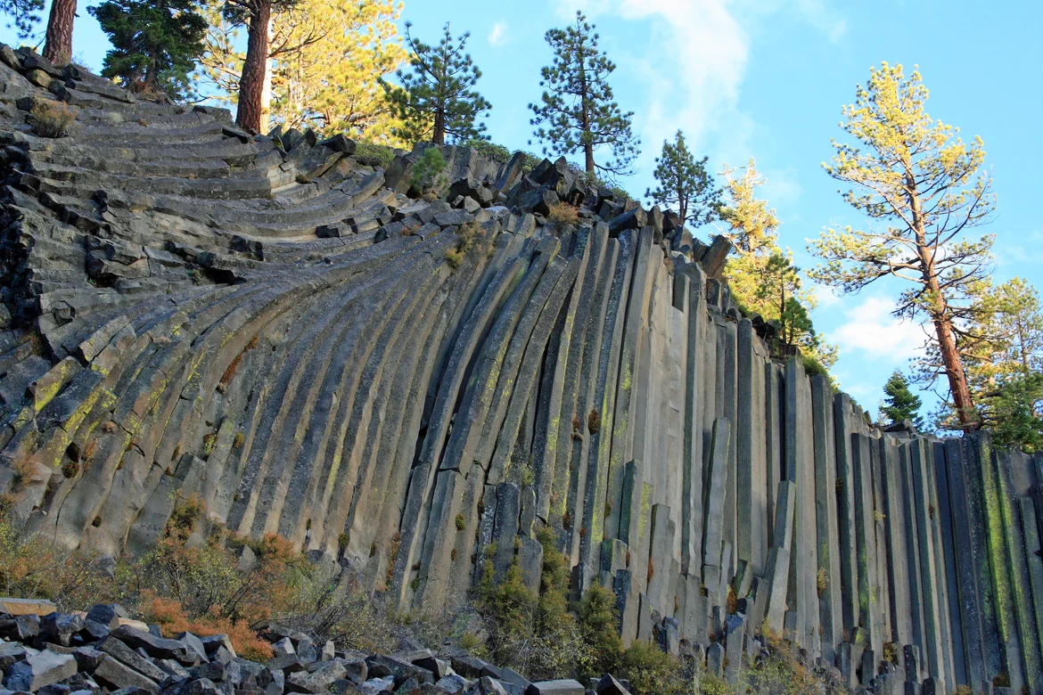 Devils Postpile National Monument in California, USA
