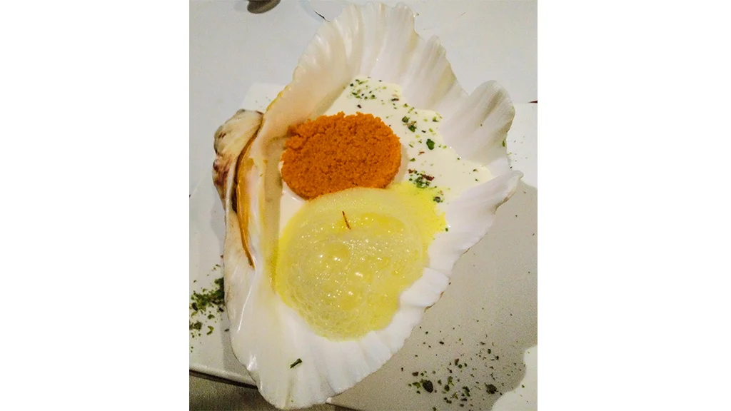 Jalebi caviar at Masala Library