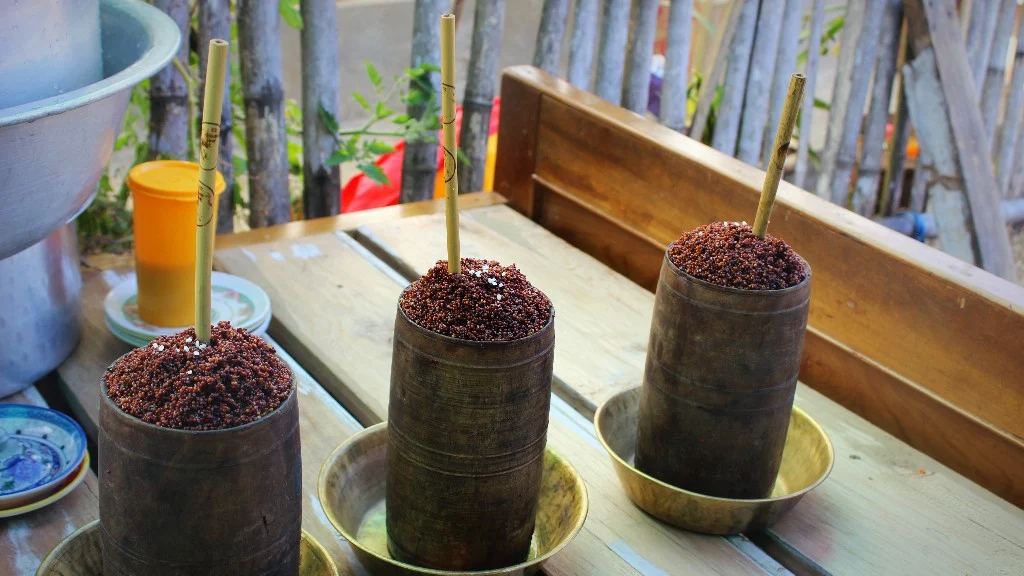 <i>Chhang</i> is often served as a welcome drink in the areas where it is consumed