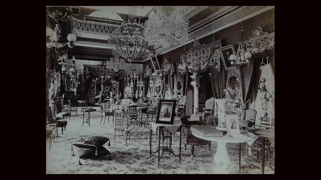 Interior of the Bashir Bagh Palace, Hyderabad 