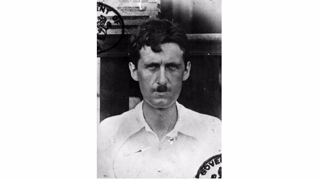 George Orwell’s passport photo from his time in Burma
