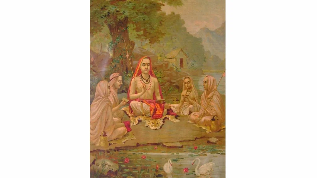Raja Ravi Varma’s painting of Sankaracharya