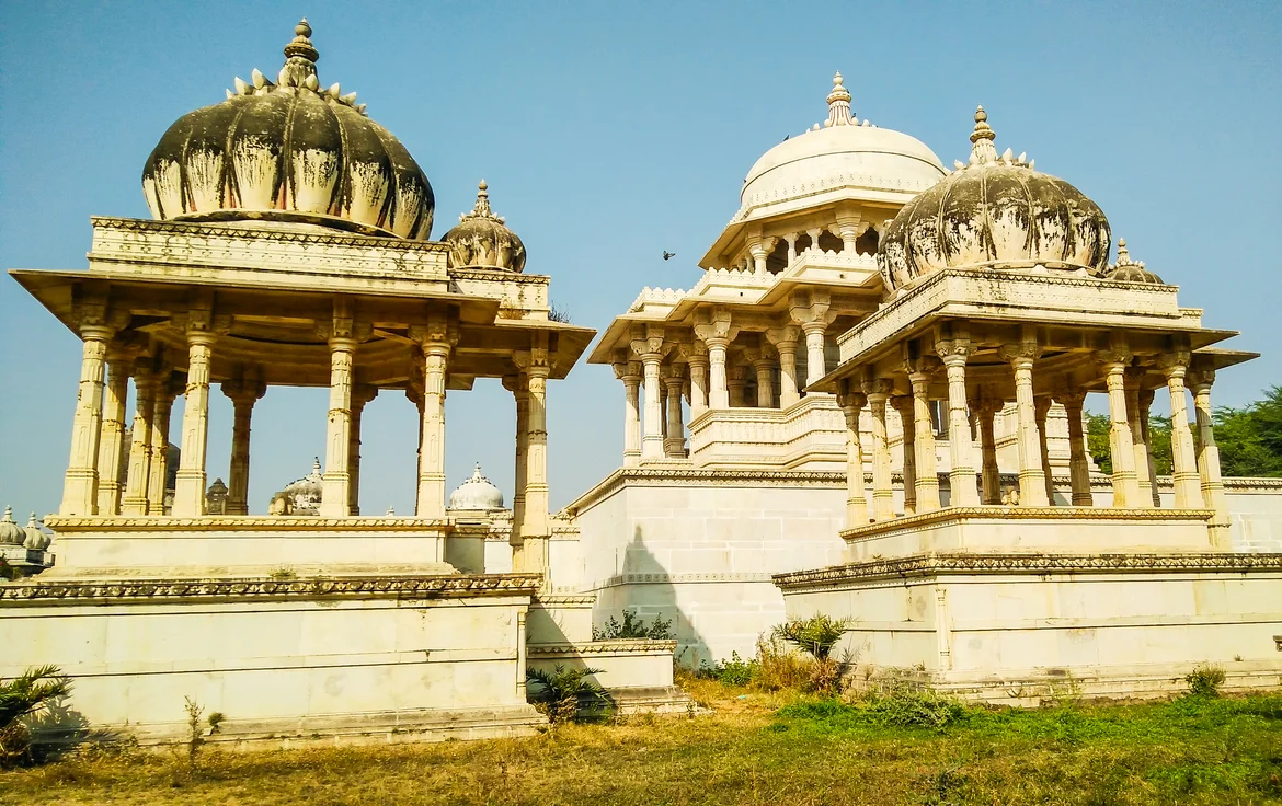 Each <i>chattri </i>or dome represents a member of the royal family of Mewar