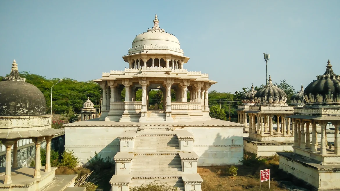 The cenotaph dedicated to Rana Amar Singh I