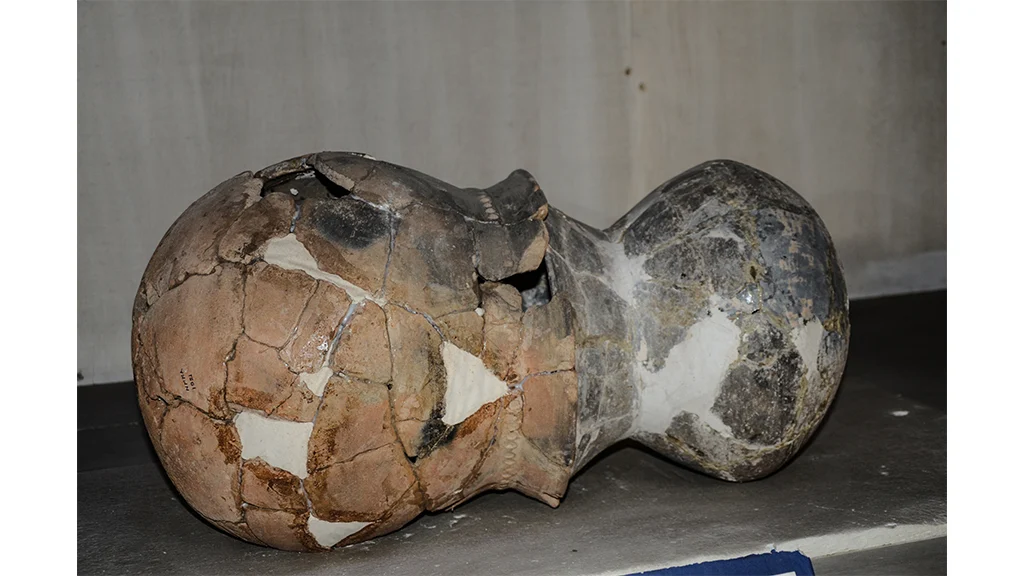 Twin-urn burial at Deccan College