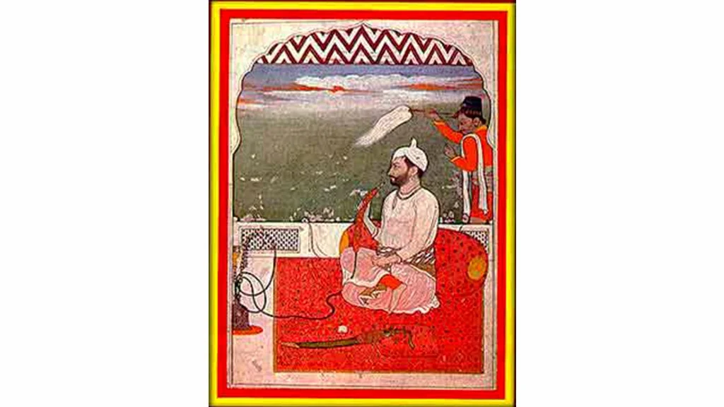 Portrait of a King in <i>Pahari</i> (Kangra) style