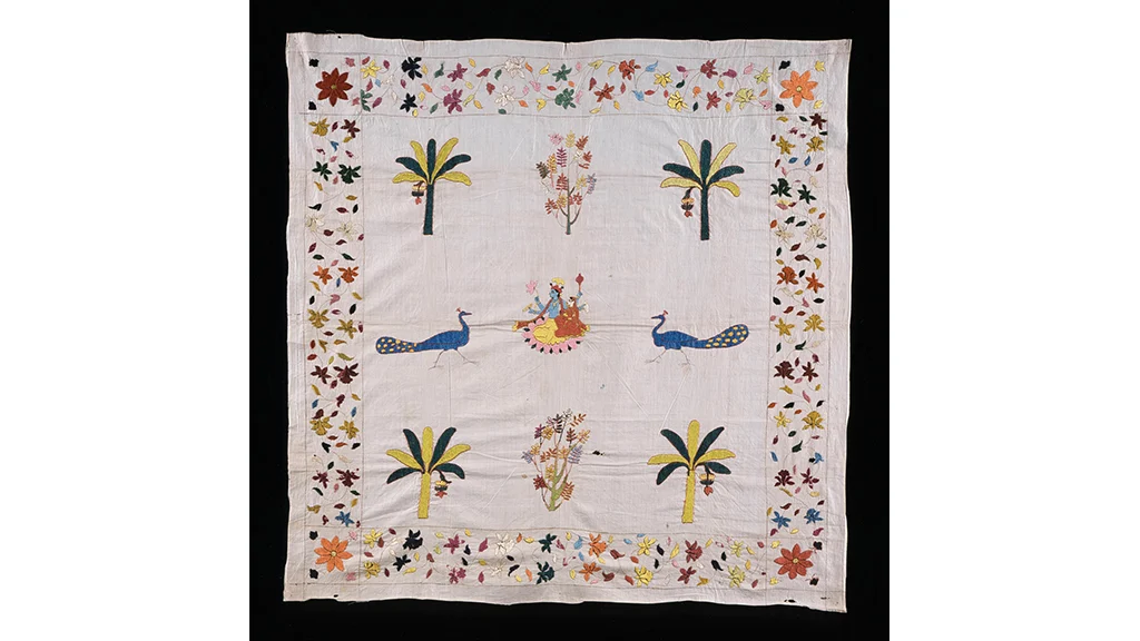 Floral design on <i>Rumal</i>