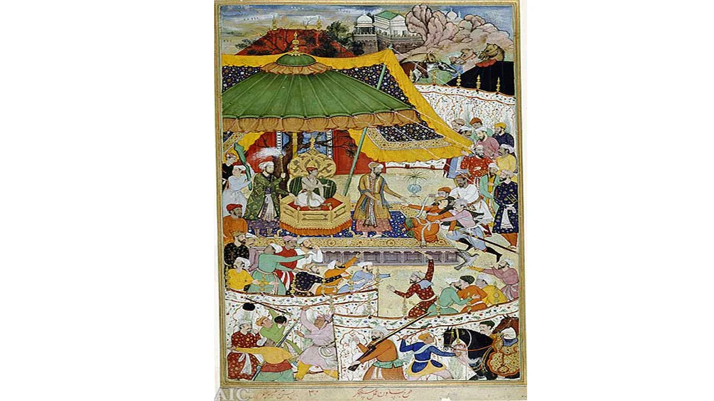 A scene from Akbar’s court