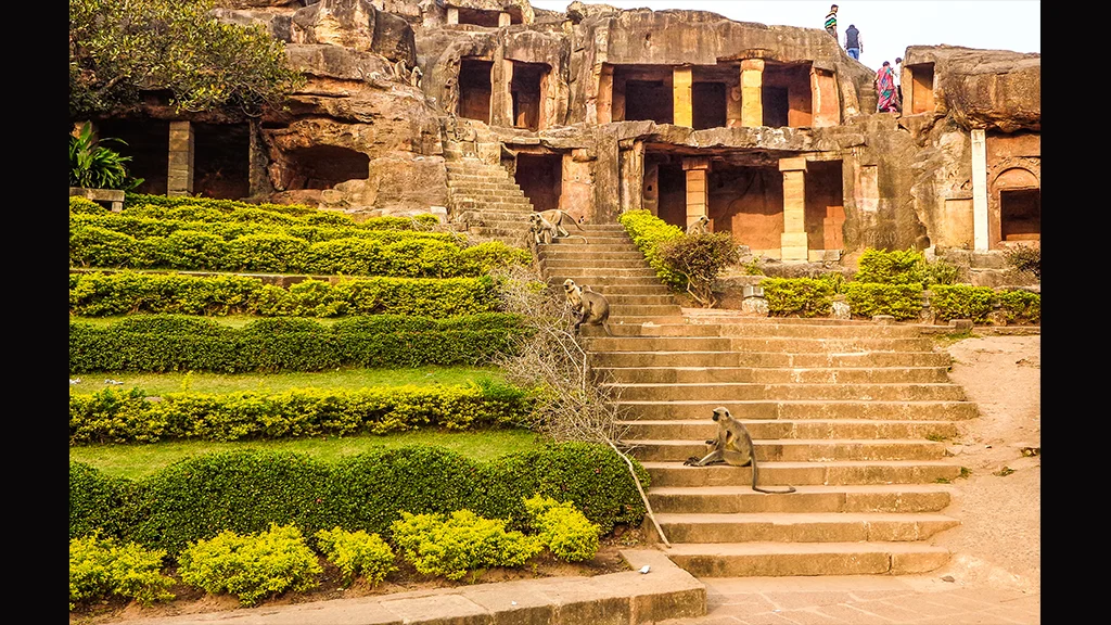 Jain rock-cut caves at Udayagiri