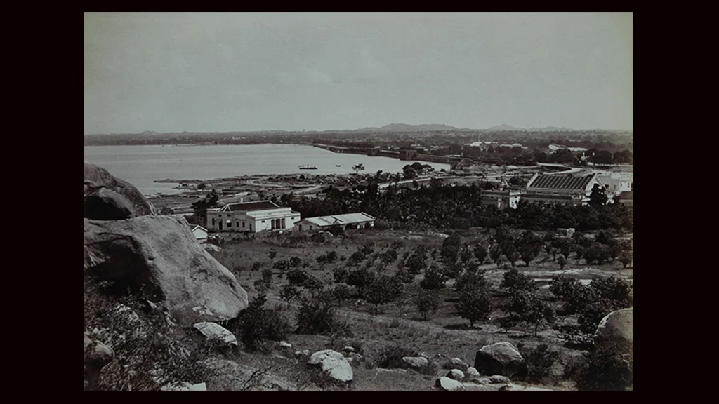 Hussain Sagar Tank from Saifabad, Hyderabad 