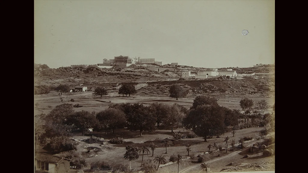 View of the Falaknuma Castle Hyderabad 