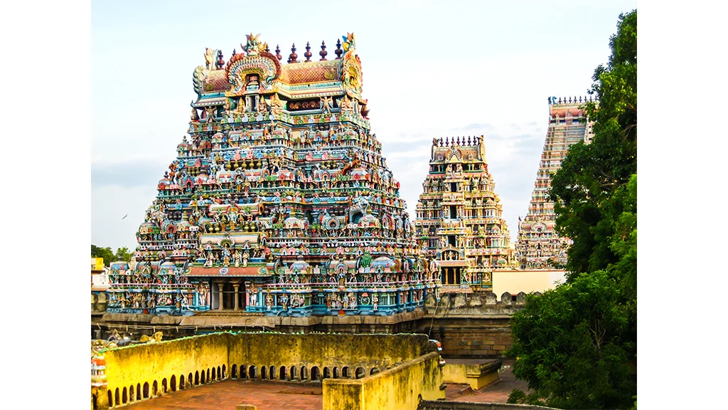 View of Srirangam Temple 