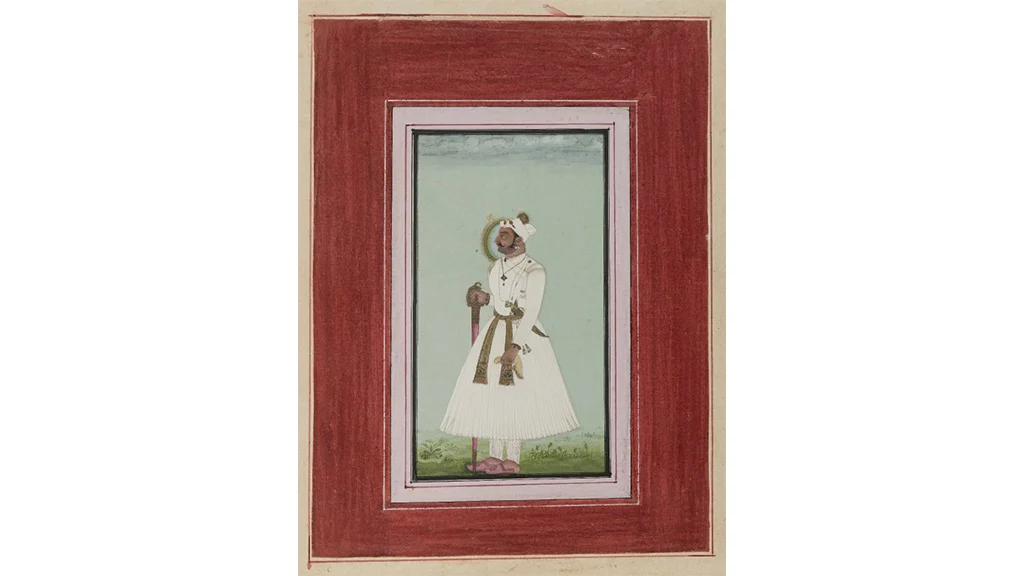 <i>Portrait of Rao Vir Singh </i>made<i> </i>between 1770 and 1800 CE