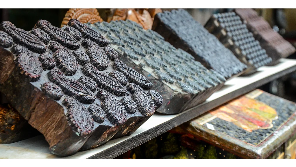 Printing blocks from Gujarat and Rajasthan 