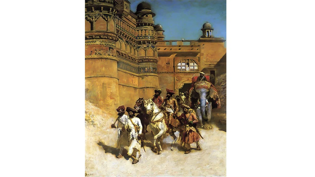 Maharaja Jayajirao Scindia at Gwalior Fort