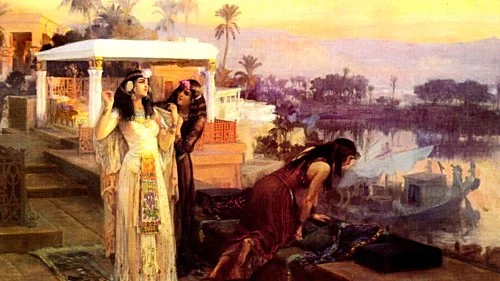 A painting of Cleopatra