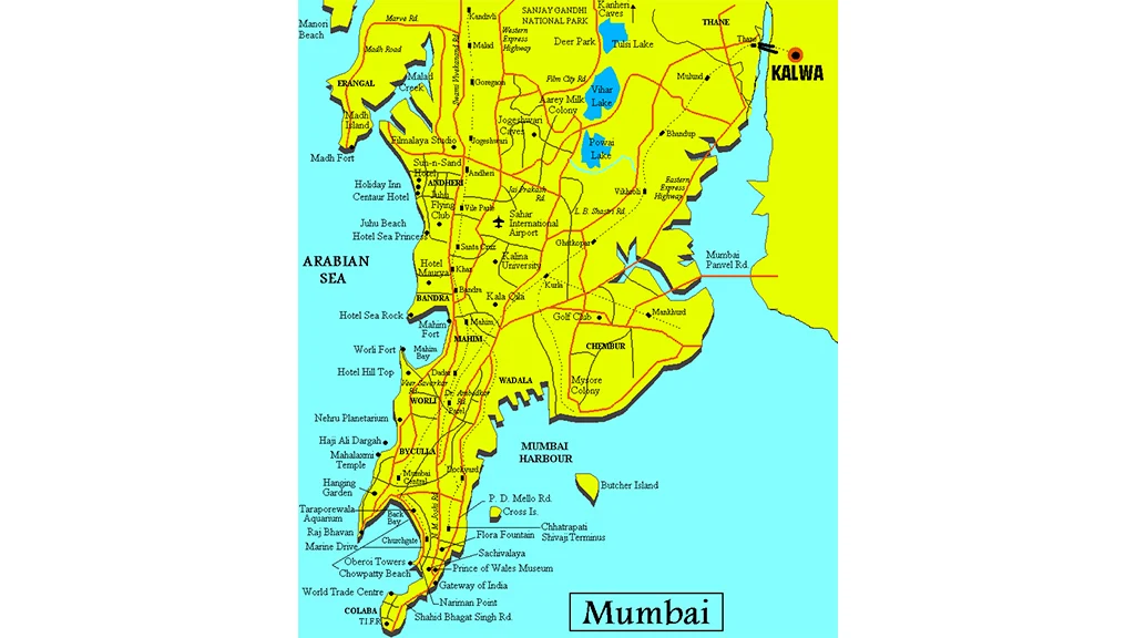 Map of Mumbai 