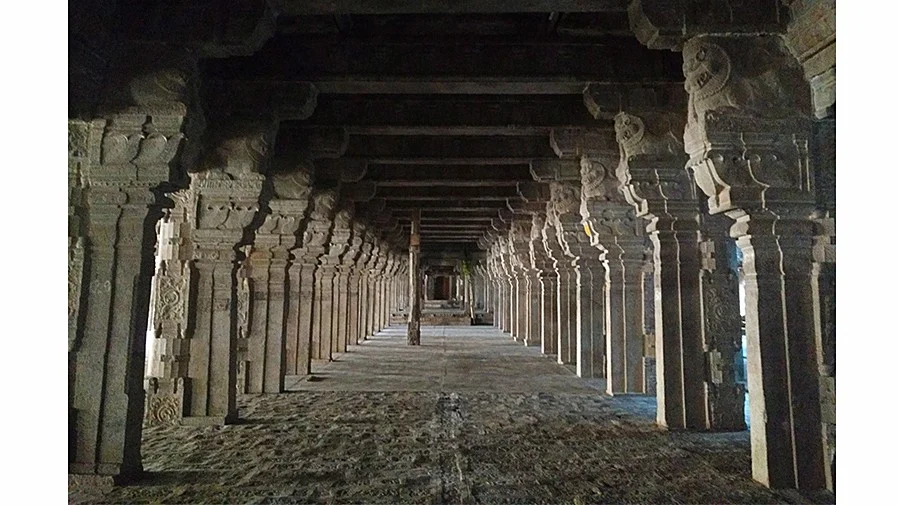 The thousand pillar hall 