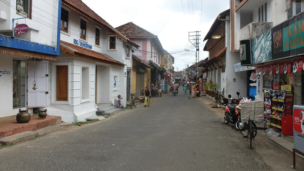 Jew street at Mattancheri