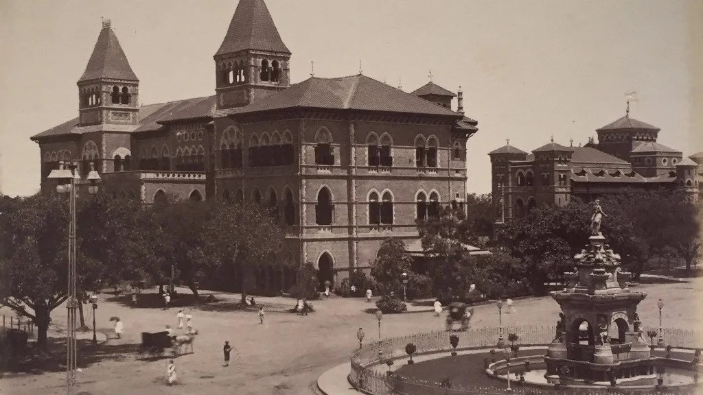 Central Telegraph Office and Flora Fountain, Bombay, 1873