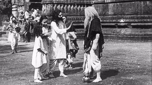 A still from the film Raja Harishchandra