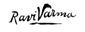 The name of the artist ‘Ravi Varma’ appeared below each print