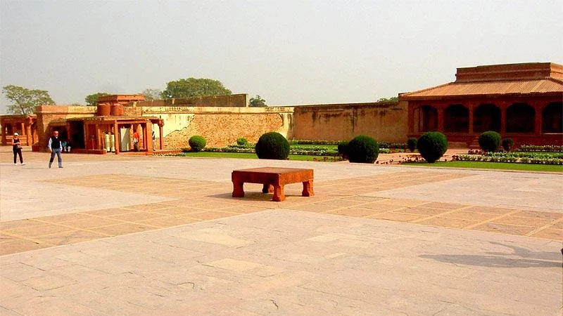 Giant Chaupar board at Fatehpur Sikri