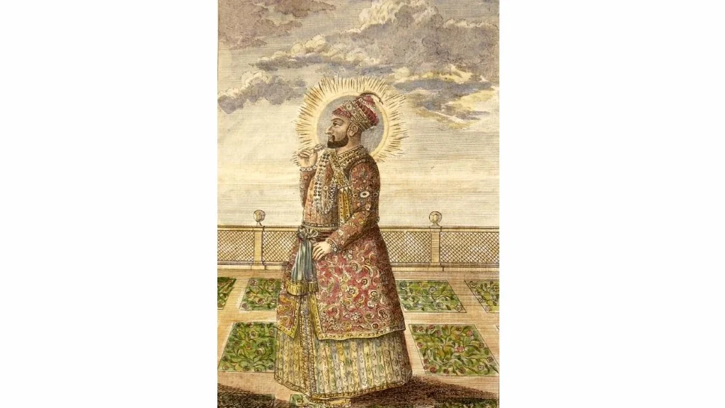 A steel engraving of Hyder Ali from the 1790s