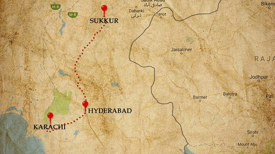 Postal network created in Sindh, by the British
