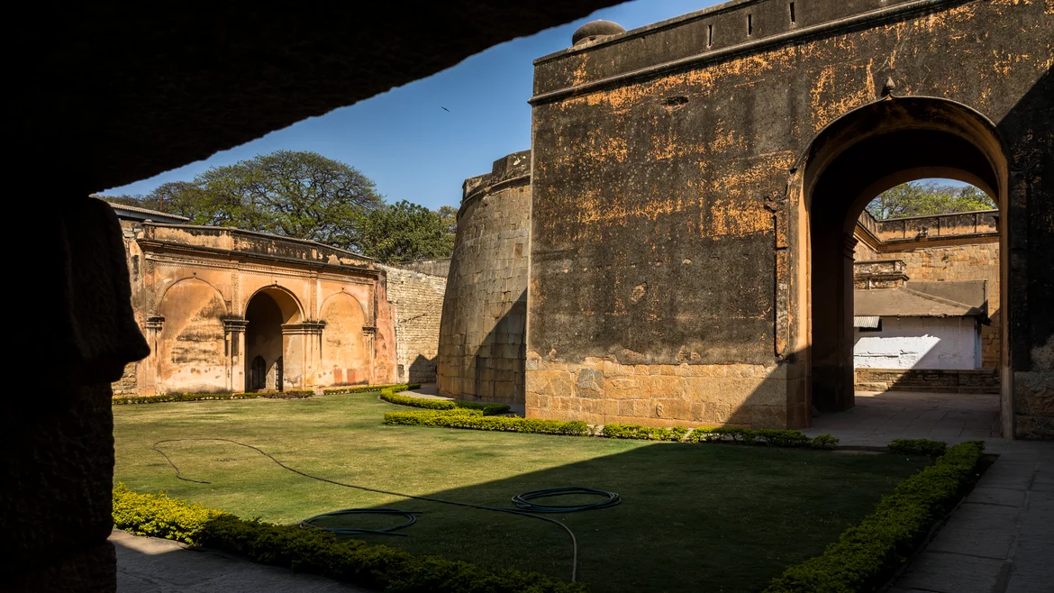 Interiors of Bangalore fort 