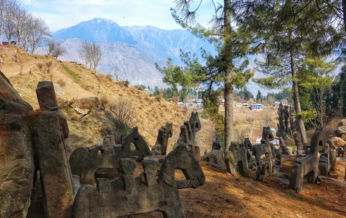 At the top of <i>Ghora Gali</i>, overlooking the scenic Gool area.