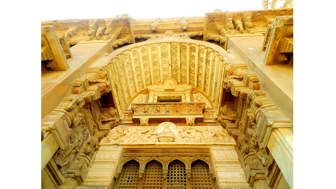 Reliefs on the palace walls