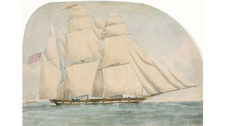 Water Witch - A Ship belonging to Carr tagore & Company