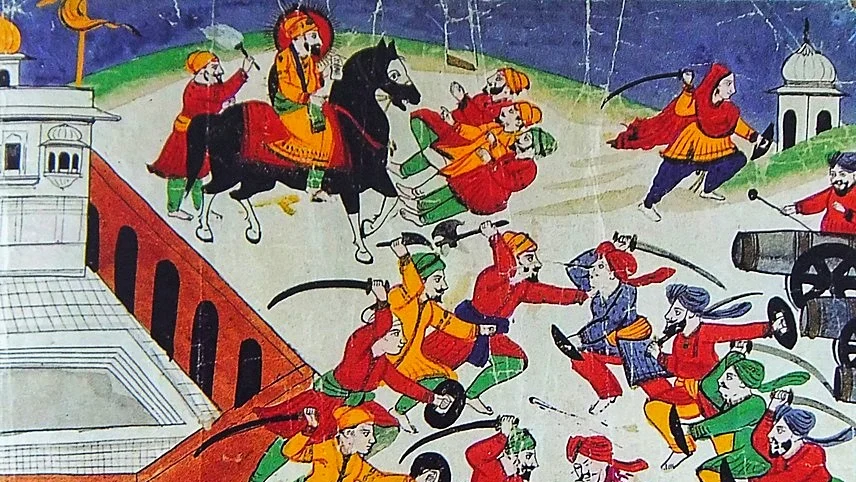 Mai Bhago on the battlefeild
